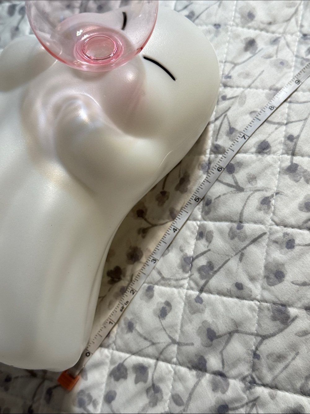*Viral* set/2 White Ghost plastic figure Set with Pink Bubble Accents - Picture 7 of 7